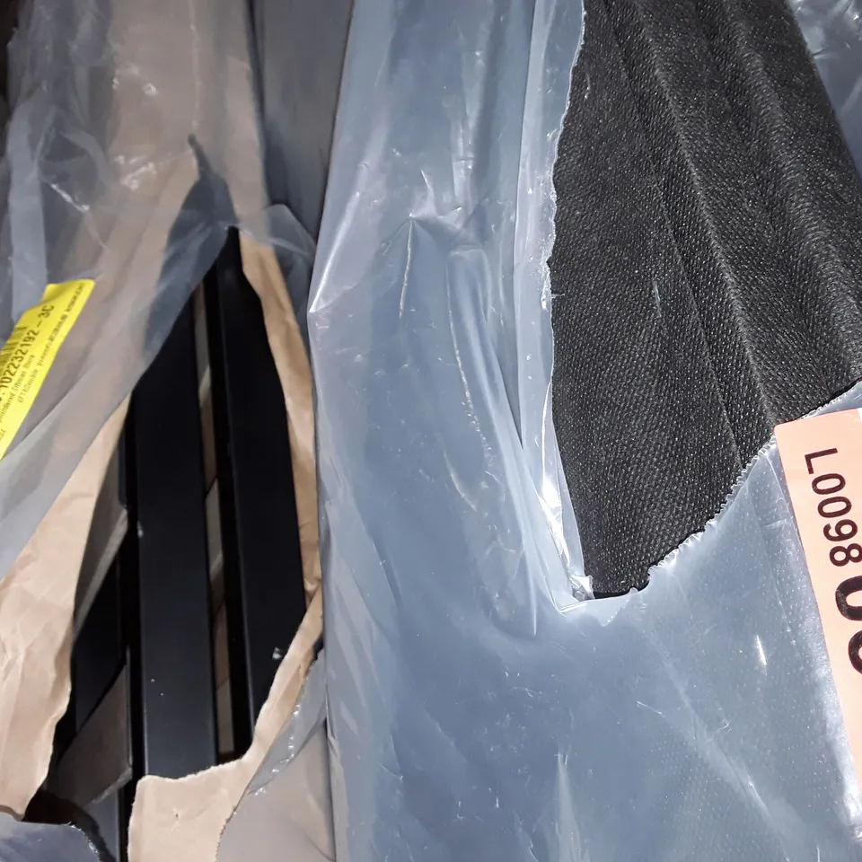 LOT OF BLACK METAL BED FRAME PARTS