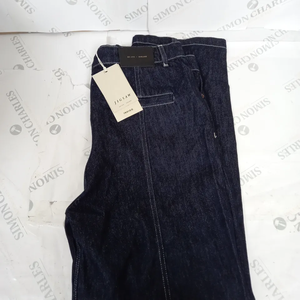 JIGSAW INDIGO BECK TAILORED  JEANS SIZE 34