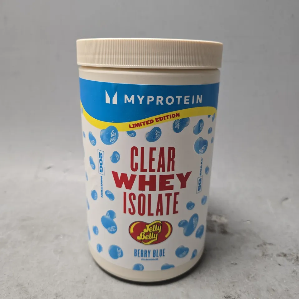 MY PROTEIN CLEAR WHEY ISOLATE JELLY BELLY BERRY BLUE 