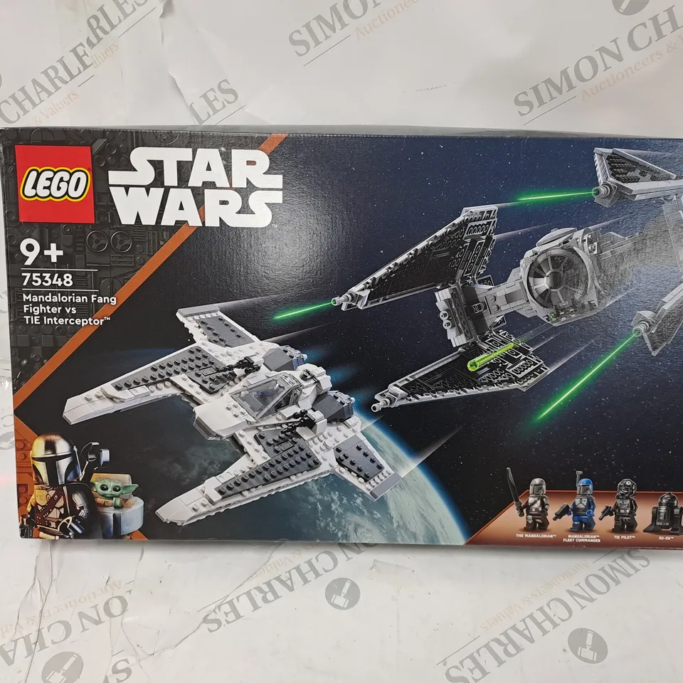LEGO STAR WARS MANDALORIAN FANG FIGHTER VS. TIE INTERCEPTOR 75348