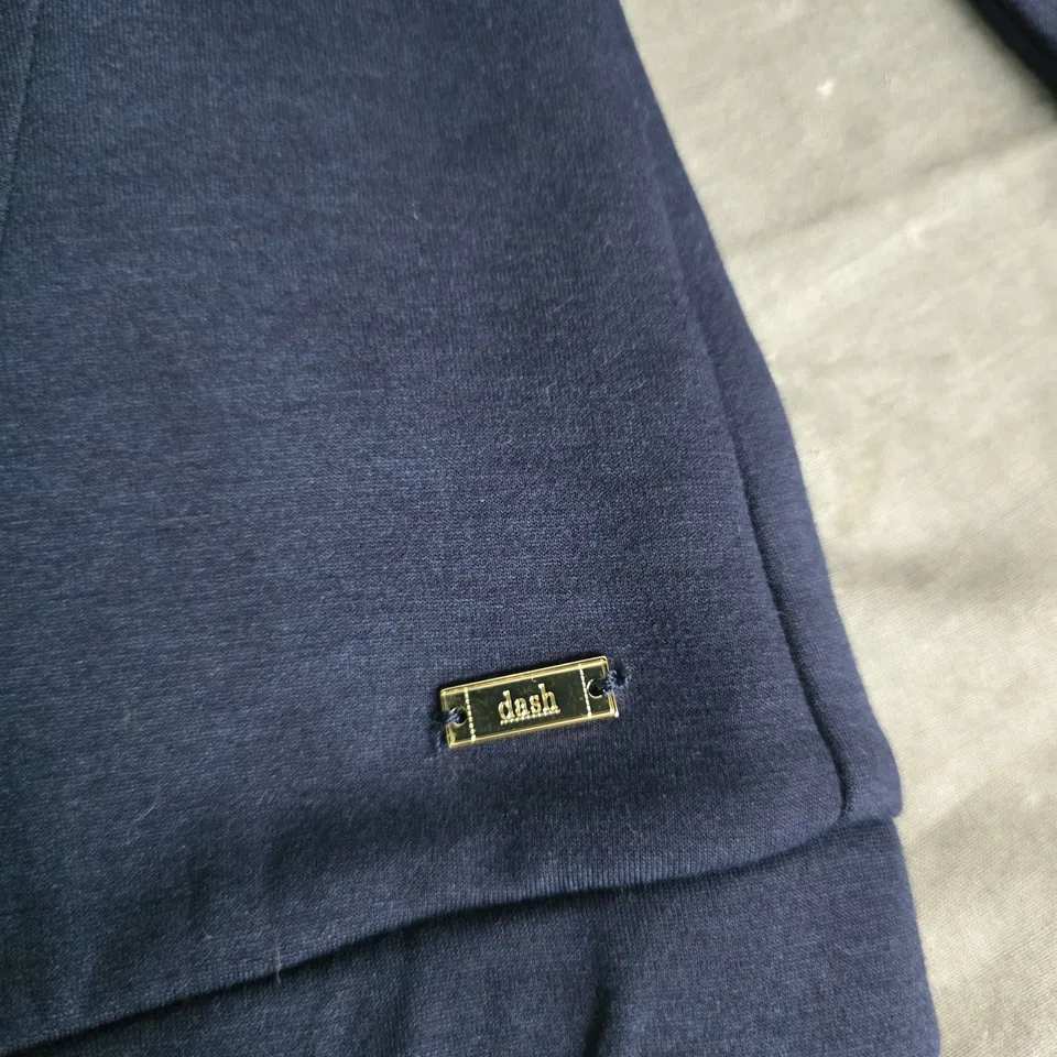 DASH LIFESTYLE NAVY LONG-SLEEVE TOP – SIZE P