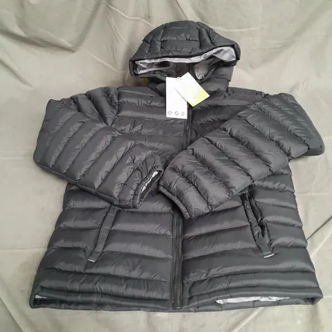 MOUNTAIN WAREHOUSE SEASONS 2 KIDS PADDED JACKET IN BLACK SIZE 13YRS