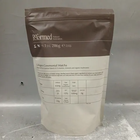 SEALED REFORMED COLLAGEN CEREMONIAL MATCHA 286G