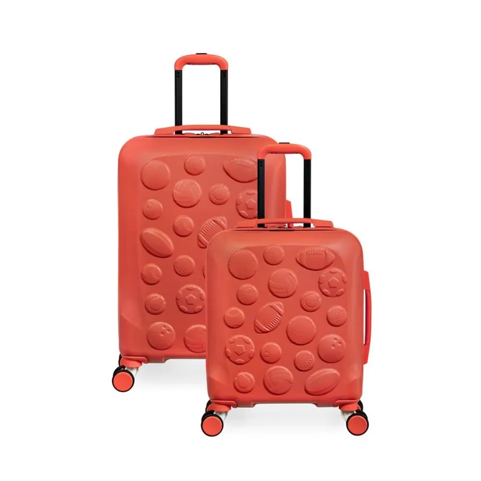 IT LUGGAGE HALF-TIME - KIDS ECO 2PC SET (POPPY RED) 