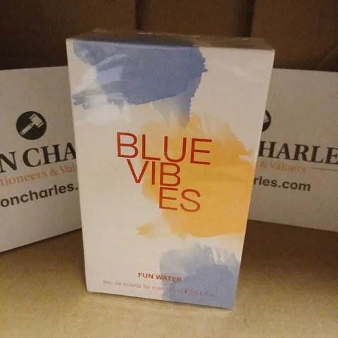 BOXED AND SEALED BLUE VIBES FUN WATER EAU DE TOILETTE 100ML