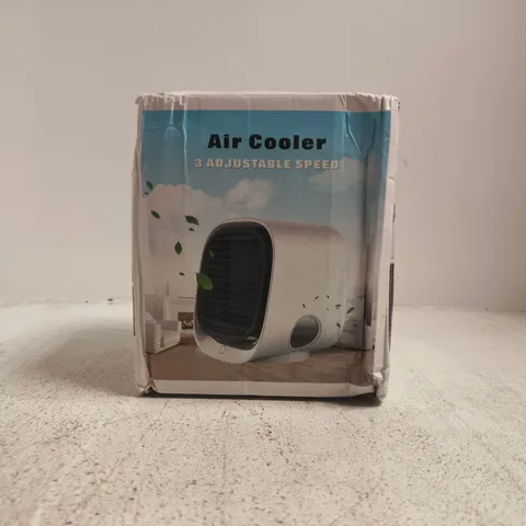 BOXED UNBRANDED 3-SPEED AIR COOLER IN WHITE