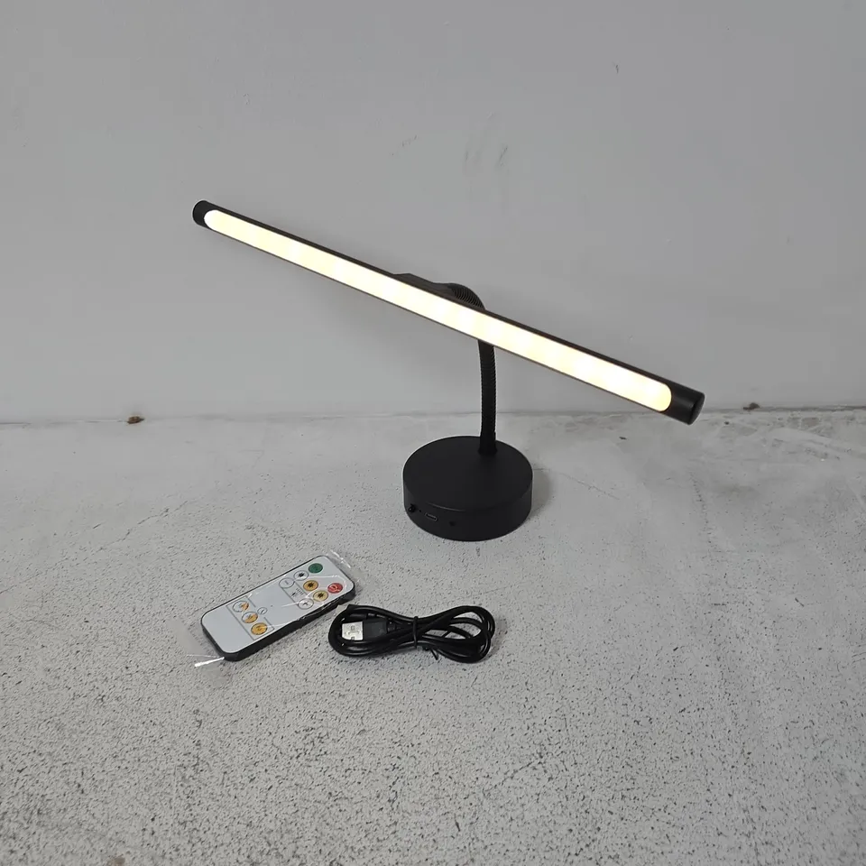 LED BAR DESK LAMP WITH REMOTE – BLACK