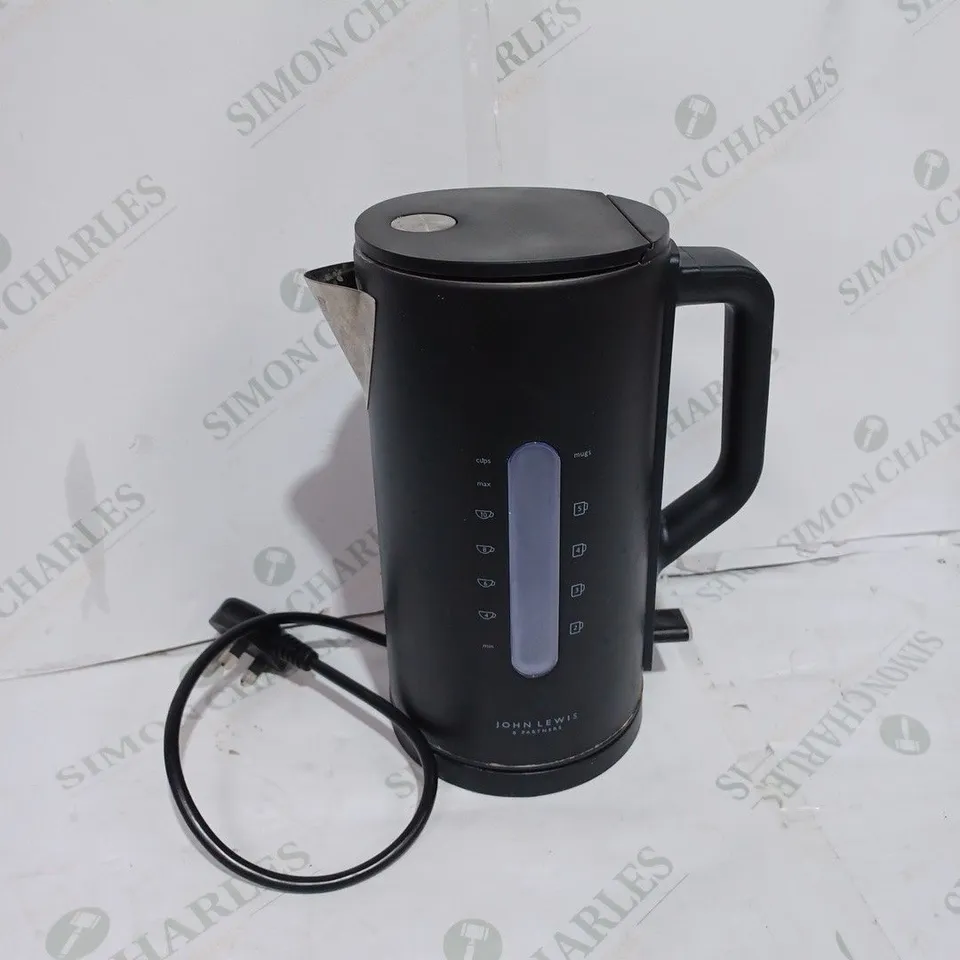 JOHN LEWIS ELECTRIC KETTLE BLACK 