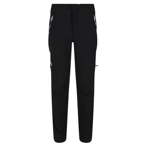 BRAND NEW REGATTA MEN'S MOUNTAIN ZIP OFF WALKING TROUSERS IN BLACK SIZE UK 32"