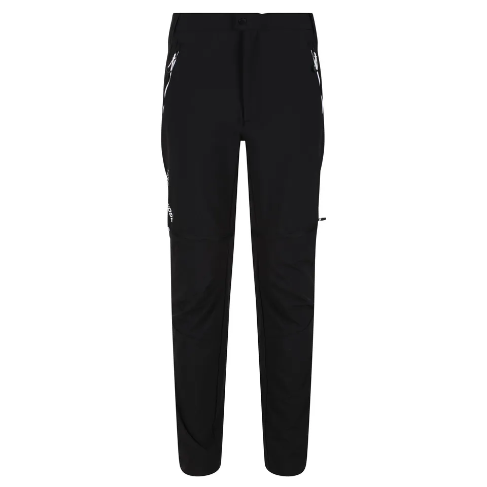 BRAND NEW REGATTA MEN'S MOUNTAIN ZIP OFF WALKING TROUSERS IN BLACK SIZE UK 32"