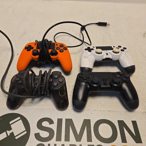 SONY PLAYSTATION DUALSHOCK-STYLE CONTROLLERS β 4βITEM BUNDLE (PS4/PS5 COMPATIBLE)