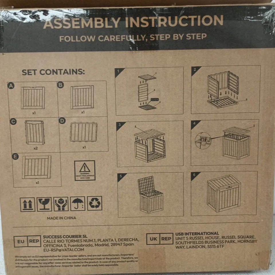 BOXED OLSEN & SMITH STORAGE BOX IN BLACK