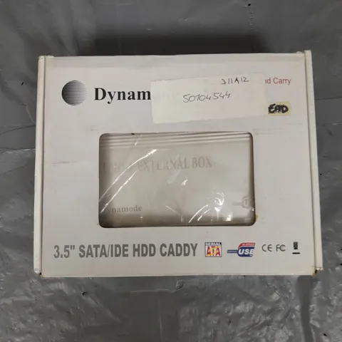 APPROXIMATELY 10 BOXED DYNAMODE 3.5" SATA/IDE HDD CADDIES