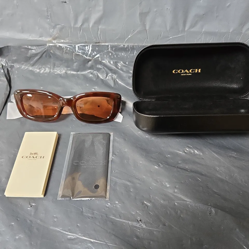 CASED COACH RECTANGLE GLASSES 