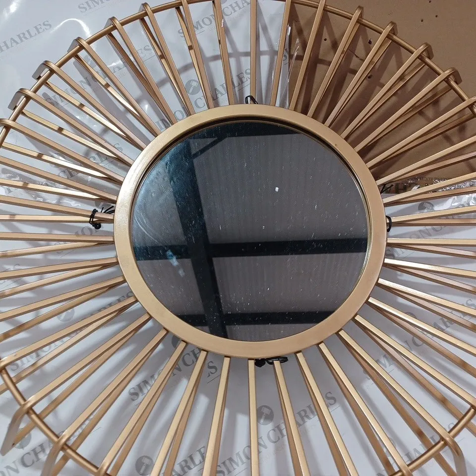 MY HOME STORIES METAL WALL MIRROR - COLLECTION ONLY