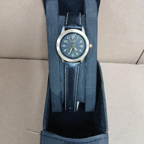 ROAMER POWER 8 WRISTWATCH – BLACK LEATHER STRAP