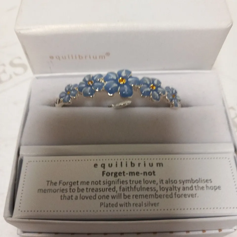 BOXED EQUILIBRIUM FORGET ME NOT BRACELET 
