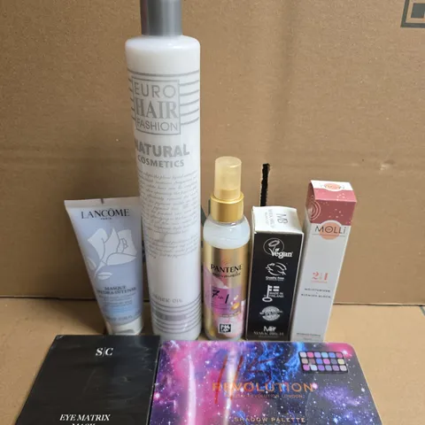 APPROXIMATELY 15 ASSORTED HEALTH & BEAUTY PRODUCTS TO INCLUDE LANCOME , MOLLI BB AND SHAMPOO