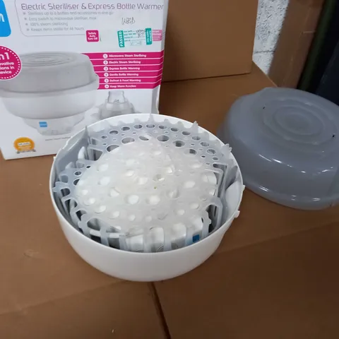 BOXED ELECTRIC STERILISER & EXPRESS BOTTLE WARMER