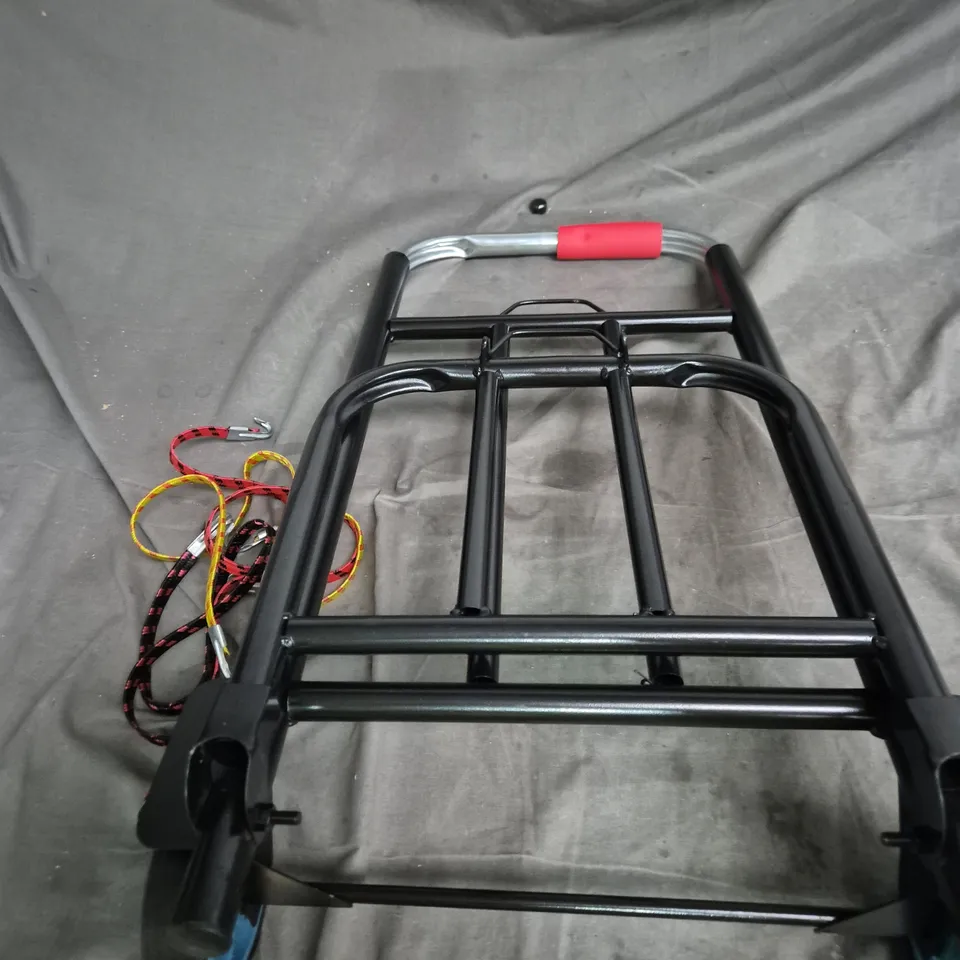 METAL TWO-WHEELED HAND TROLLEY / DOLLY WITH RED-GRIP HANDLE