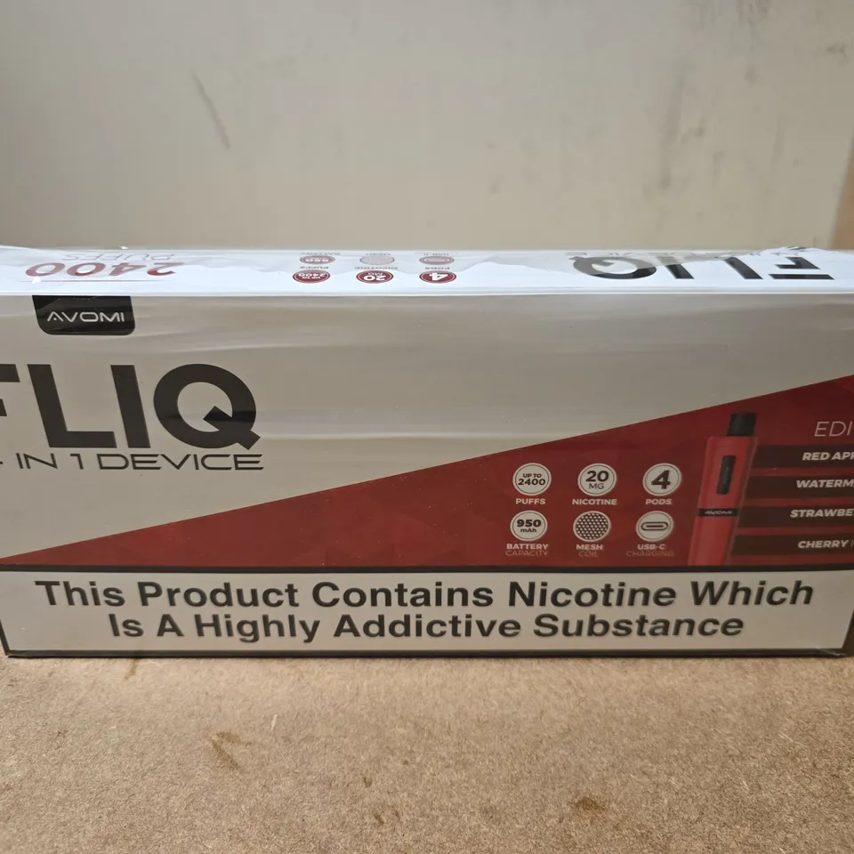 FLIQ 4-IN-1 DEVICE VAPE KIT – RED EDITION