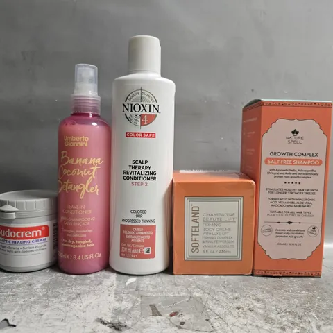 APPROXIMATELY 20 ASSORTED HEAL & BEAUTY/COSMETIC ITEMS TO INCLUDE SALT FREE SHAMPOO, SUDOCREM, FIRMING BODY CRÉME, ETC