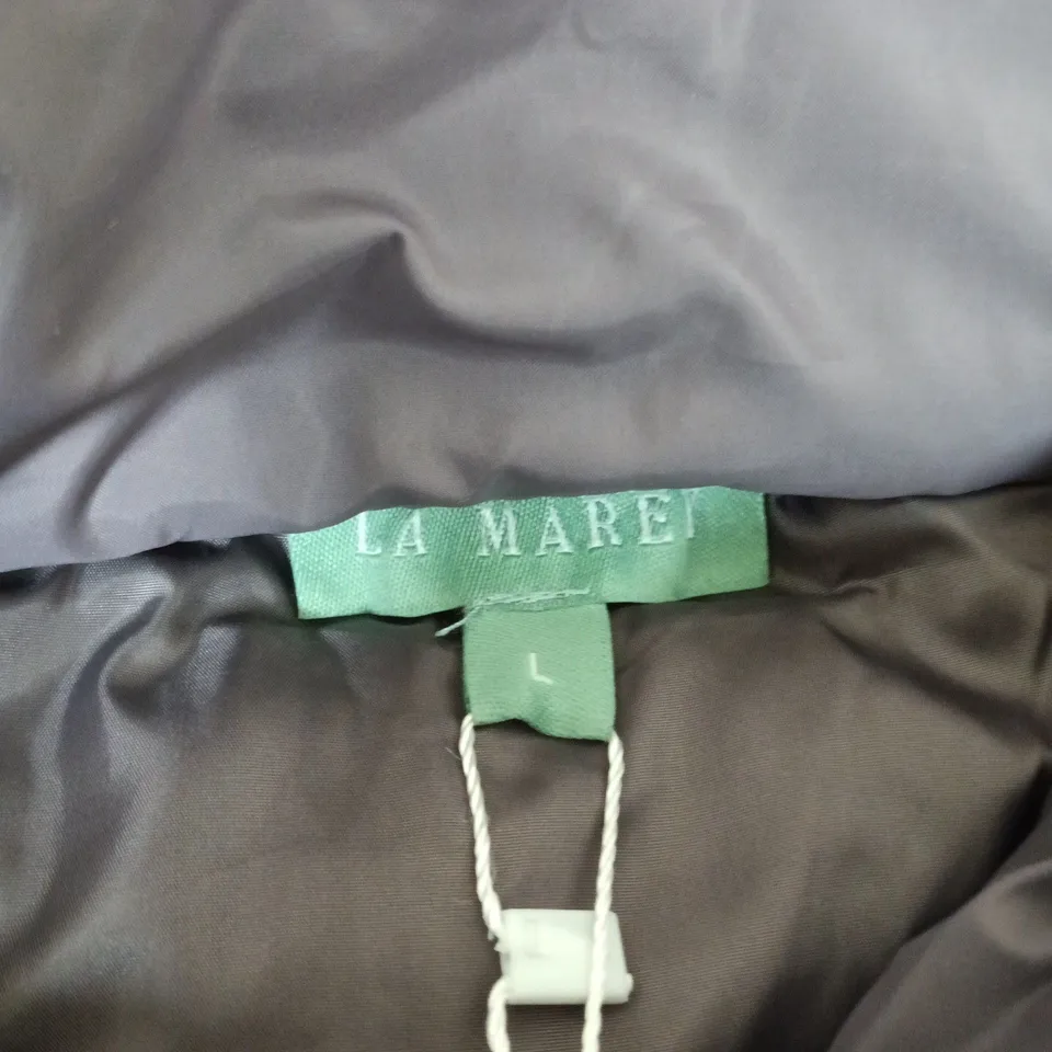 LA MARE QUILTED PUFFER JACKET – UK L – PURPLE