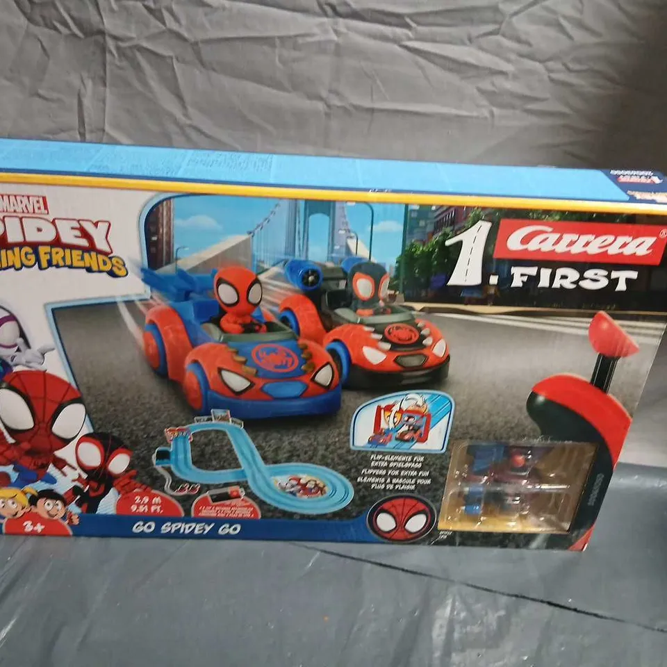 CARRERA FIRST SPIDER-MAN SLOT CAR SET – BOXED (3+)