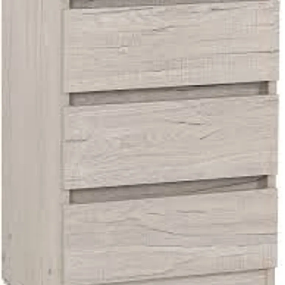 BOXED MALVERN 3 DRAWER BEDSIDE - URBAN SNOW (1 BOX)