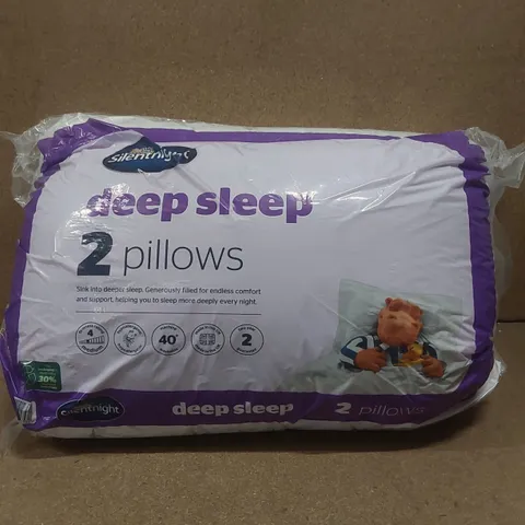BAGGED PAIR OF SILENTNIGHT DEEP SLEEP PILLOWS