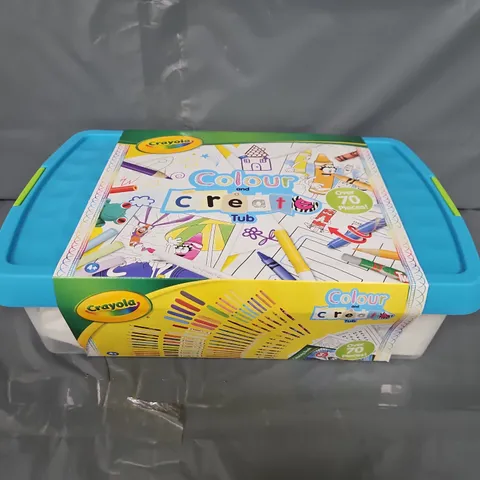 CRAYOLA COLOUR AND CREATE TUB