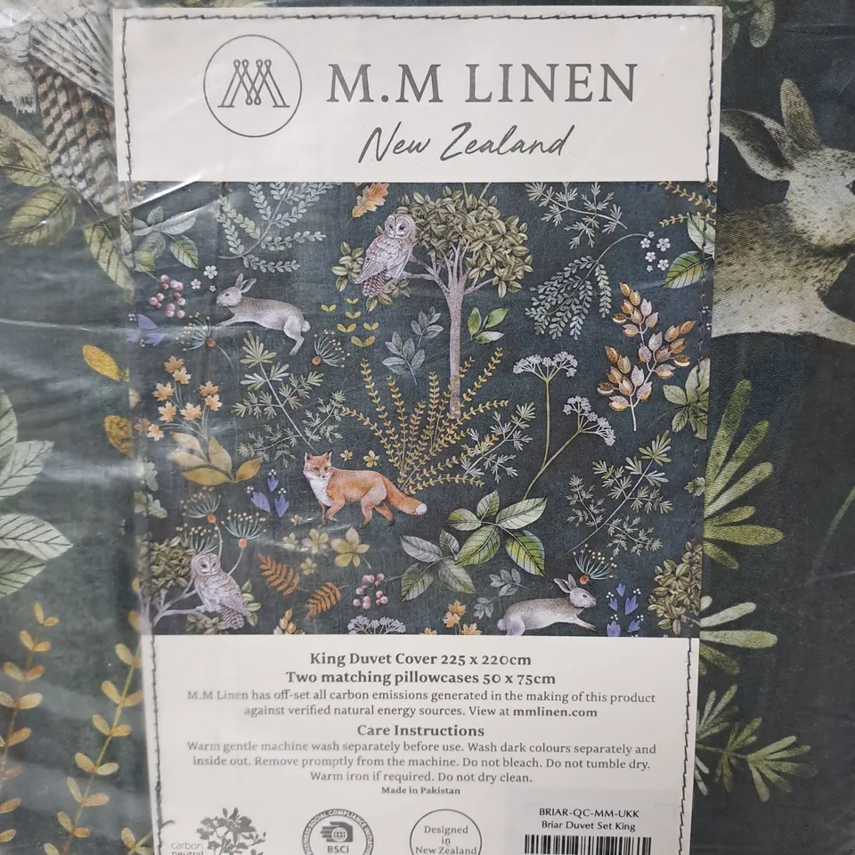 M.M LINEN BRIAR DUVET SET KING SIZE 