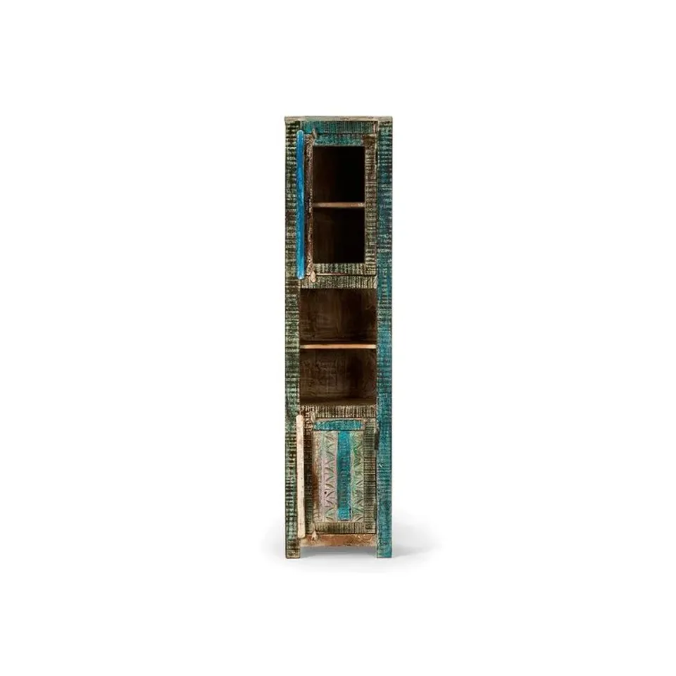 BOXED BRENDEN SOLID WOOD FREESTANDING TALL BATHROOM CABINET  