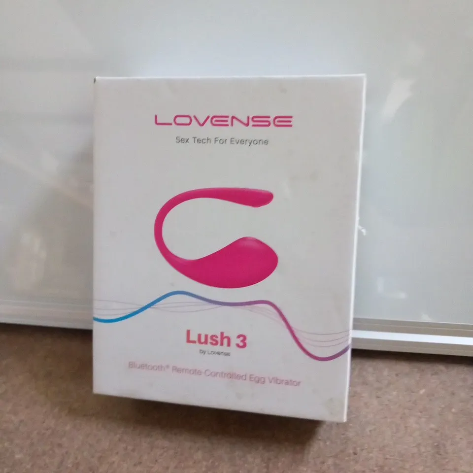 BOXED LOVENSE LUSH 3 BLUETOOTH REMOTE CONTROLLED EGG VIBRATOR