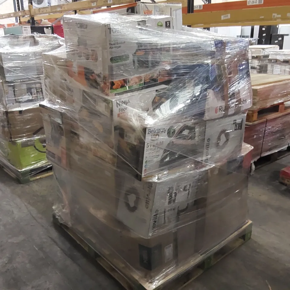 PALLET OF APPROXIMATELY 20 UNPROCESSED RAW RETURN HOUSEHOLD AND ELECTRICAL GOODS TO INCLUDE;