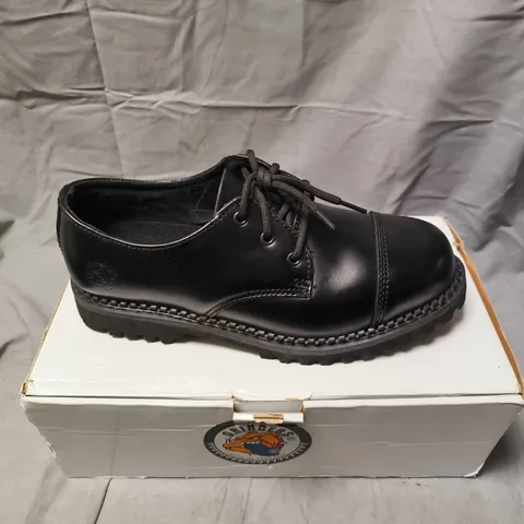 GRINDERS MENS LACE UP SHOES IN BLACK - 9