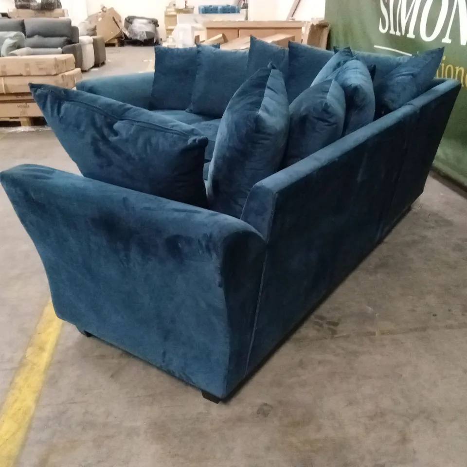 LEILA FABRIC CORNER GROUP SOFA - NAVY RRP £1259