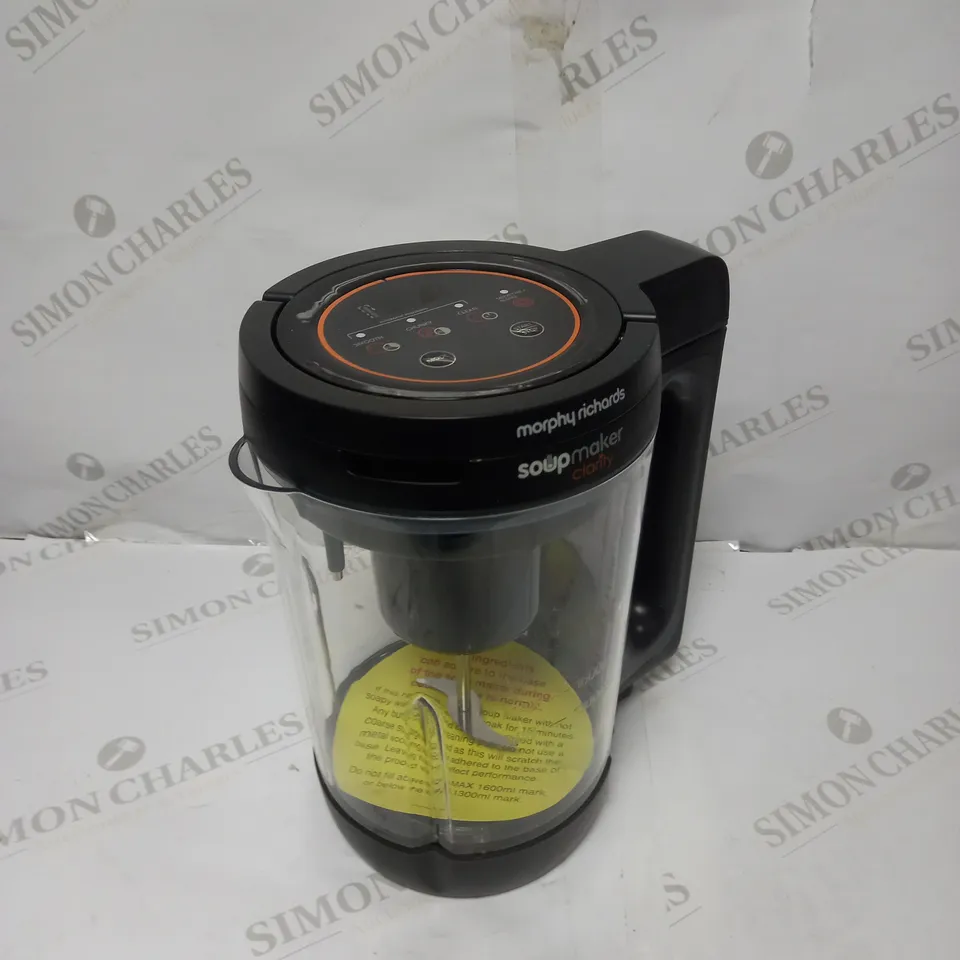 MORPHY RICHARDS CLARITY SOUP MAKER