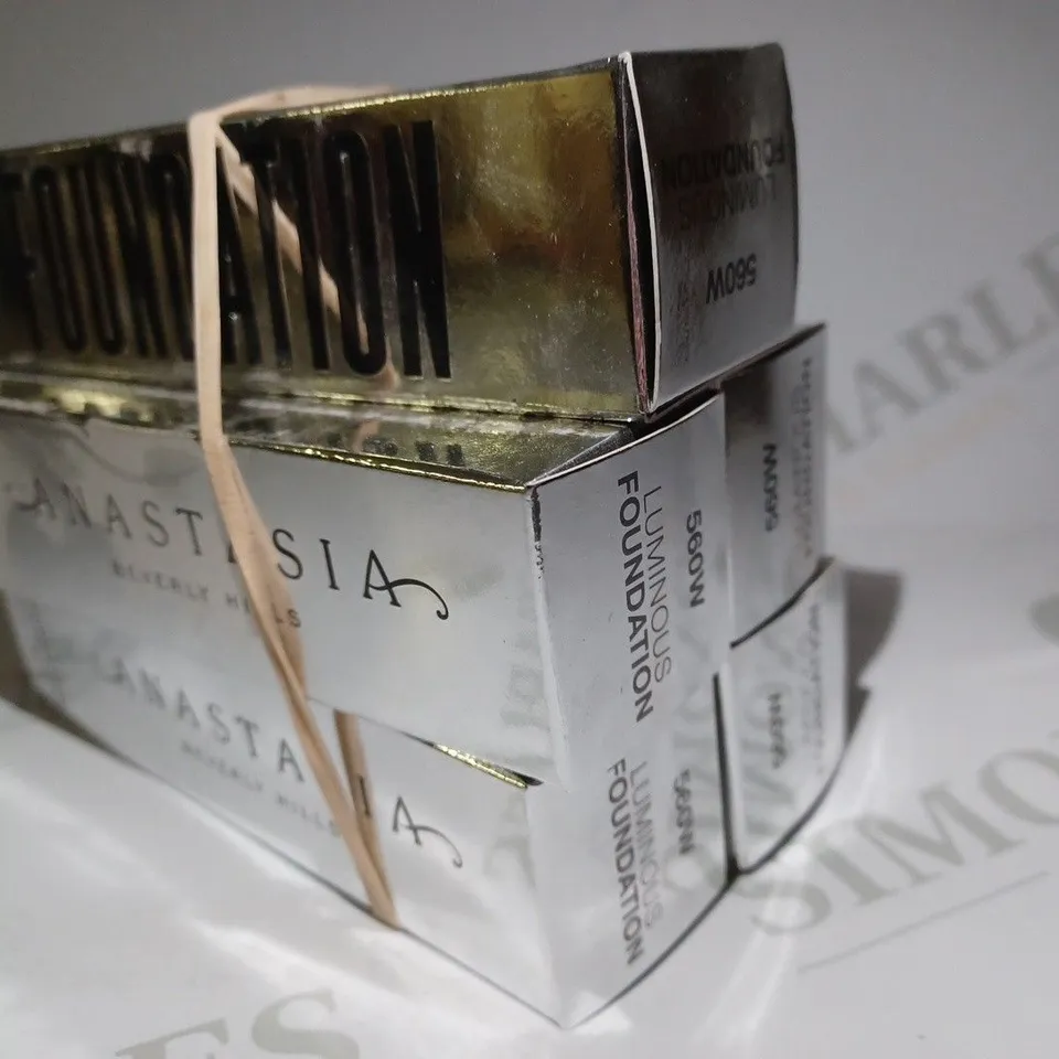 LOT OF 5 X 30ML ANASTASIA BEVERLY HILLS LUMINOUS FOUNDATION - 560W