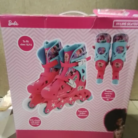 BOXED KIDS BARBIE ROLLER BLADES