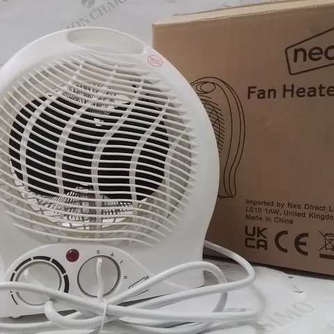 BOXED NEO FAN HEATER IN WHITE