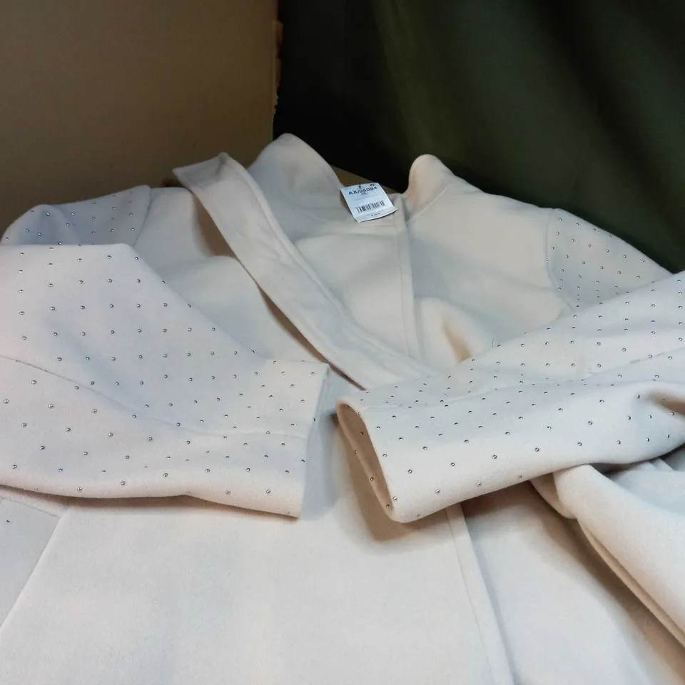 NEXT STONE/STUD DETAILED WOMENS OVERCOAT - SIZE 26