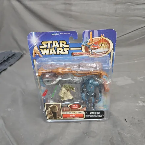 STAR WARS ACTION FIGURE PACK – ATTACK OF THE CLONES: YODA WITH FORCE POWERS