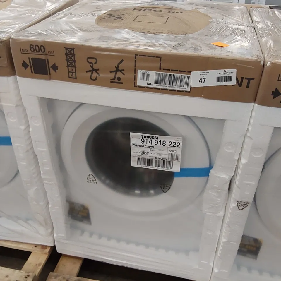 ZANUSSI ZWF842C3PW WASHING MACHINE, 8KG, 1400 SPIN, WHITE, C RATED