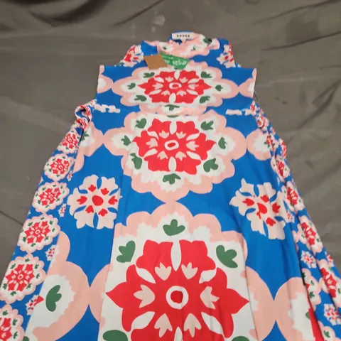 BODEN FLORAL PATTERN DRESS - SIZE 8