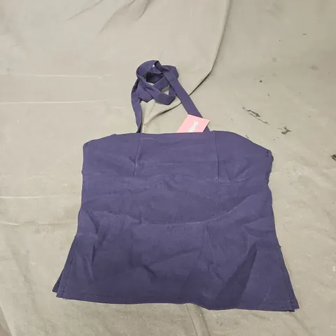 EDIKTED DARA HALTER TOP IN NAVY SIZE XS