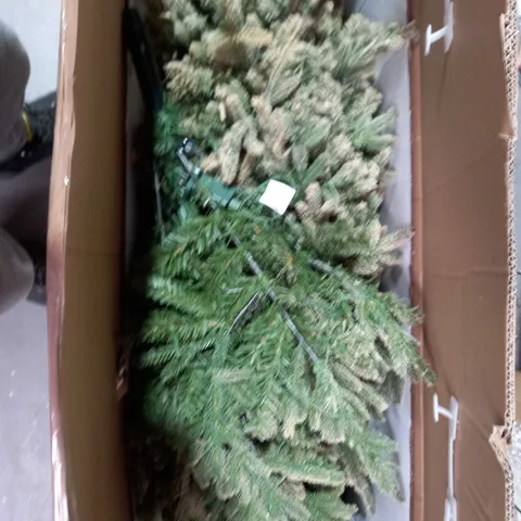 SANTA'S BEST PRE-LIT SNOW KISSED AUBURN CHRISTMAS TREE 4FT - COLLECTION ONLY
