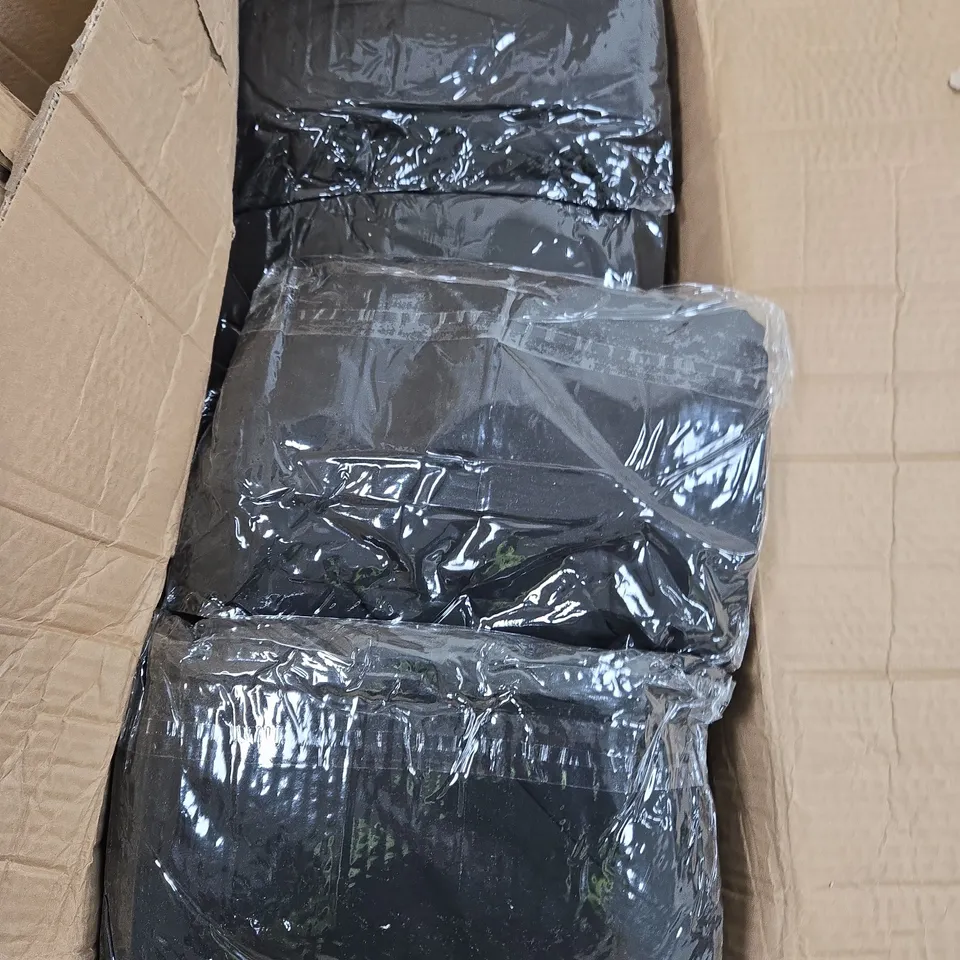 BOX OF APPROXIMATELY 40 X TOPAZ LUXE HOME COLLECTION PILLOWCASES – BLACK, MICROFIBRE POLYESTER