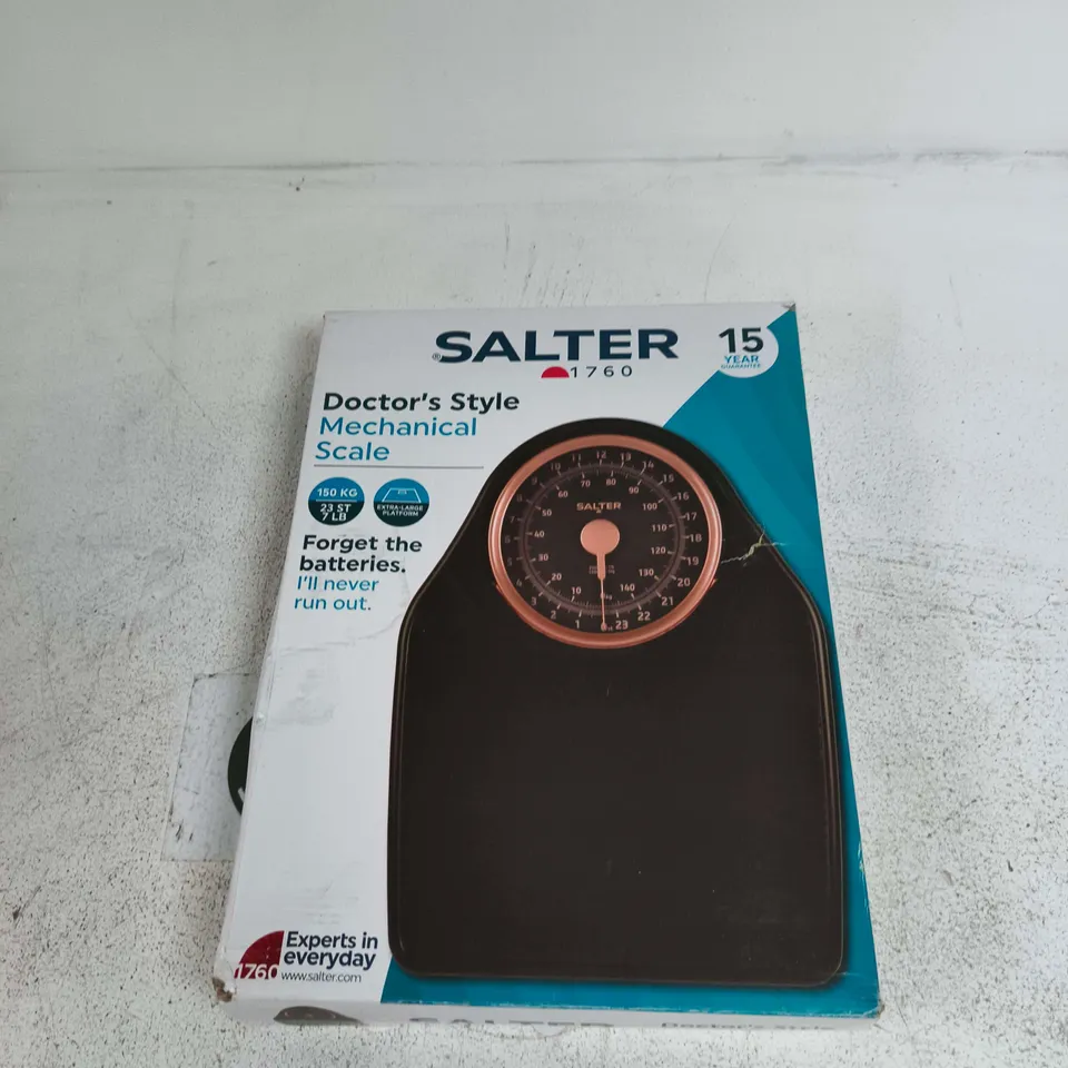 SALTER DOCTOR'S STYLE MECHANICAL SCALE, 150 KG CAPACITY – BOXED