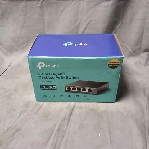 TP-LINK TL-SG1005LP 5-PORT GIGABIT DESKTOP POE+ SWITCH (BOXED)